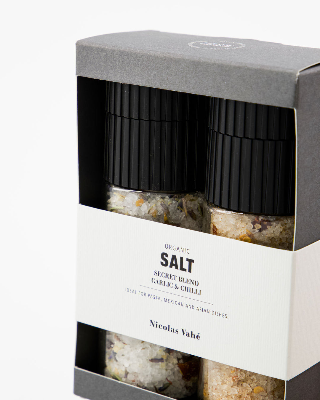Produktbillede af Nicolas Vahé Gaveæske Organic Secret blend & Salt Garlic & Chilli i premium kvalitet