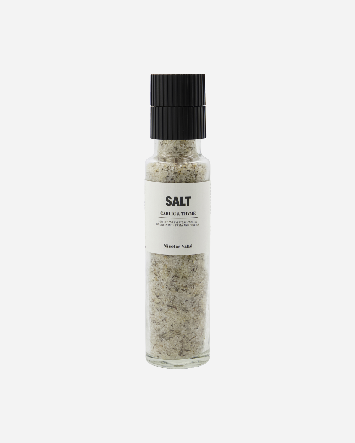 Produktbillede af Nicolas Vahé Salt med Hvidløg og Timian i premium kvalitet