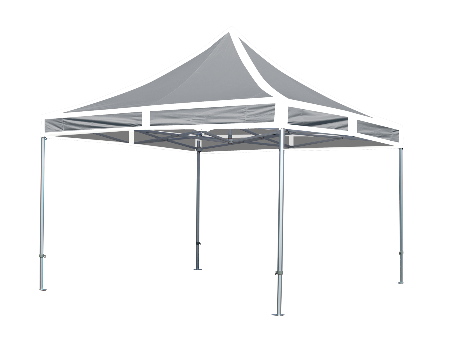 Produktbillede af StandUp Tagdug 3x3m Panorama Hvid på tilbud