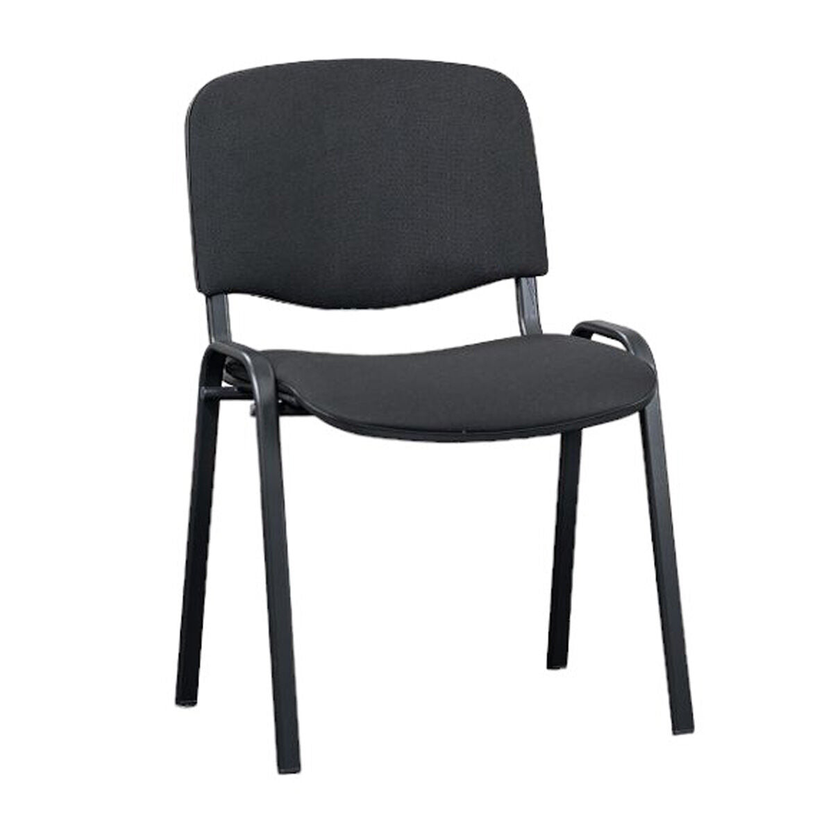 Produktbillede af Økonomi Polster stabelstol Sort-stel på tilbud