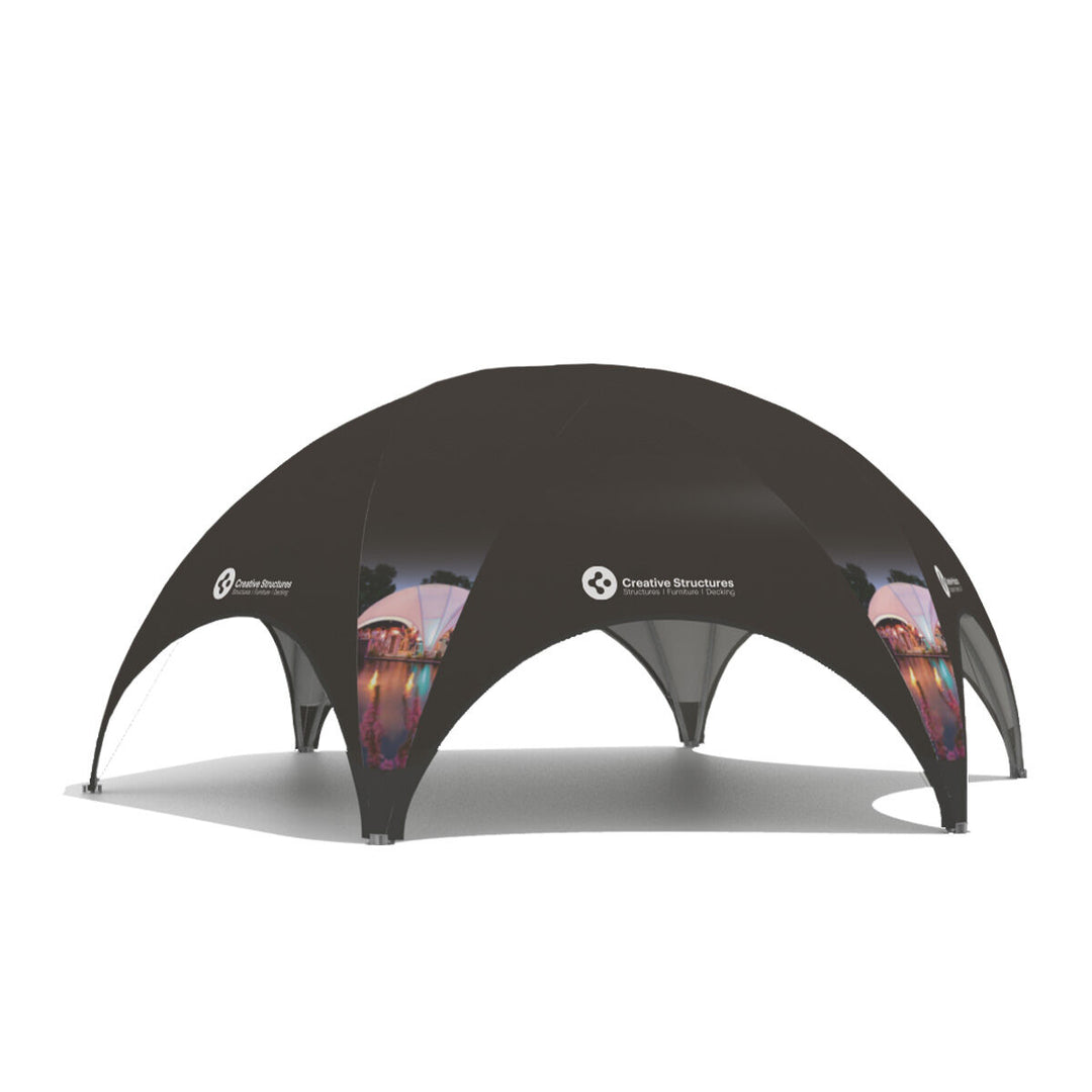 Produktbillede af BUBBLE Hexadome M komplet med tagdug Fullprint på tilbud
