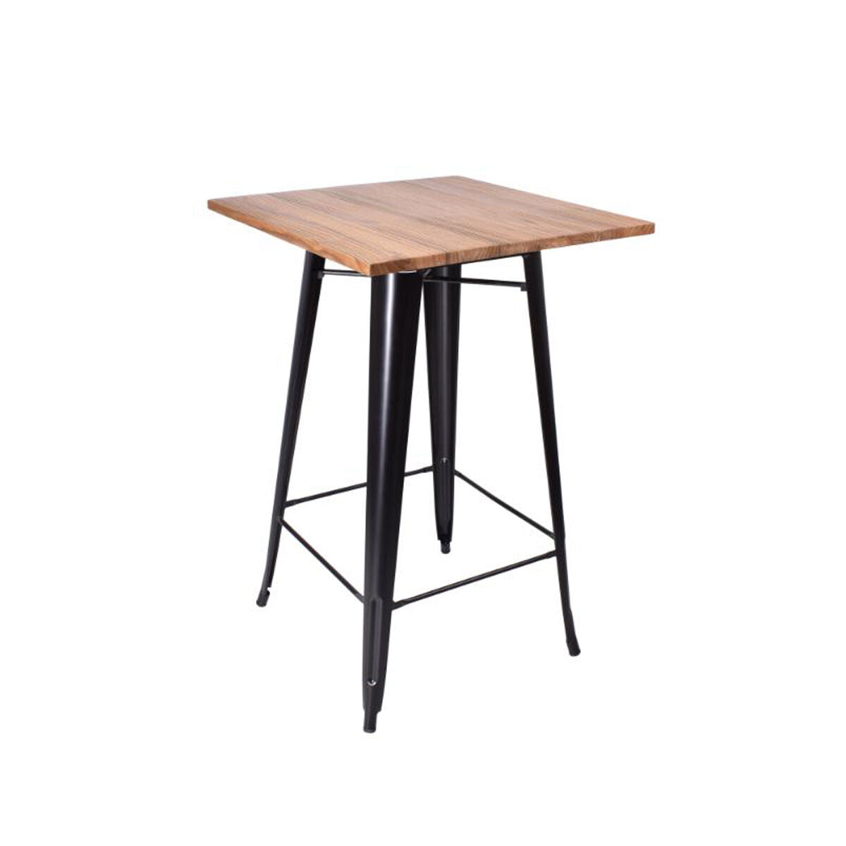 Produktbillede af Hamburg ståbord 70x70cm Elm-sort på tilbud