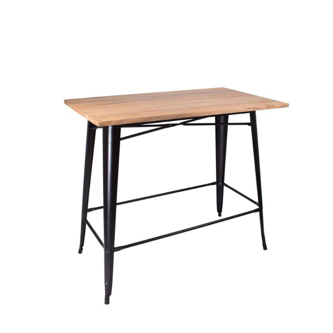 Produktbillede af Hamburg ståbord 120x70cm Elm-sort på tilbud
