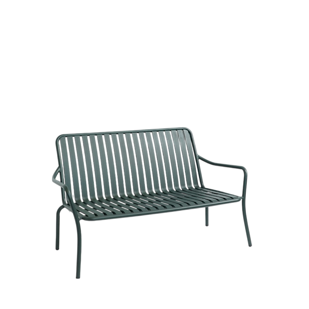 Produktbillede af Loungesofa metal stabelbar Kbh-grøn på tilbud