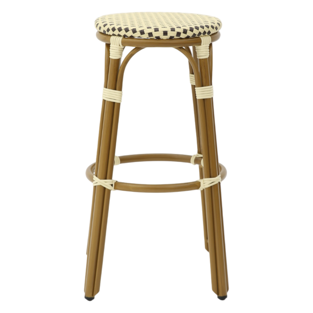 Produktbillede af Paris Barstol Flet Brun-beige på tilbud