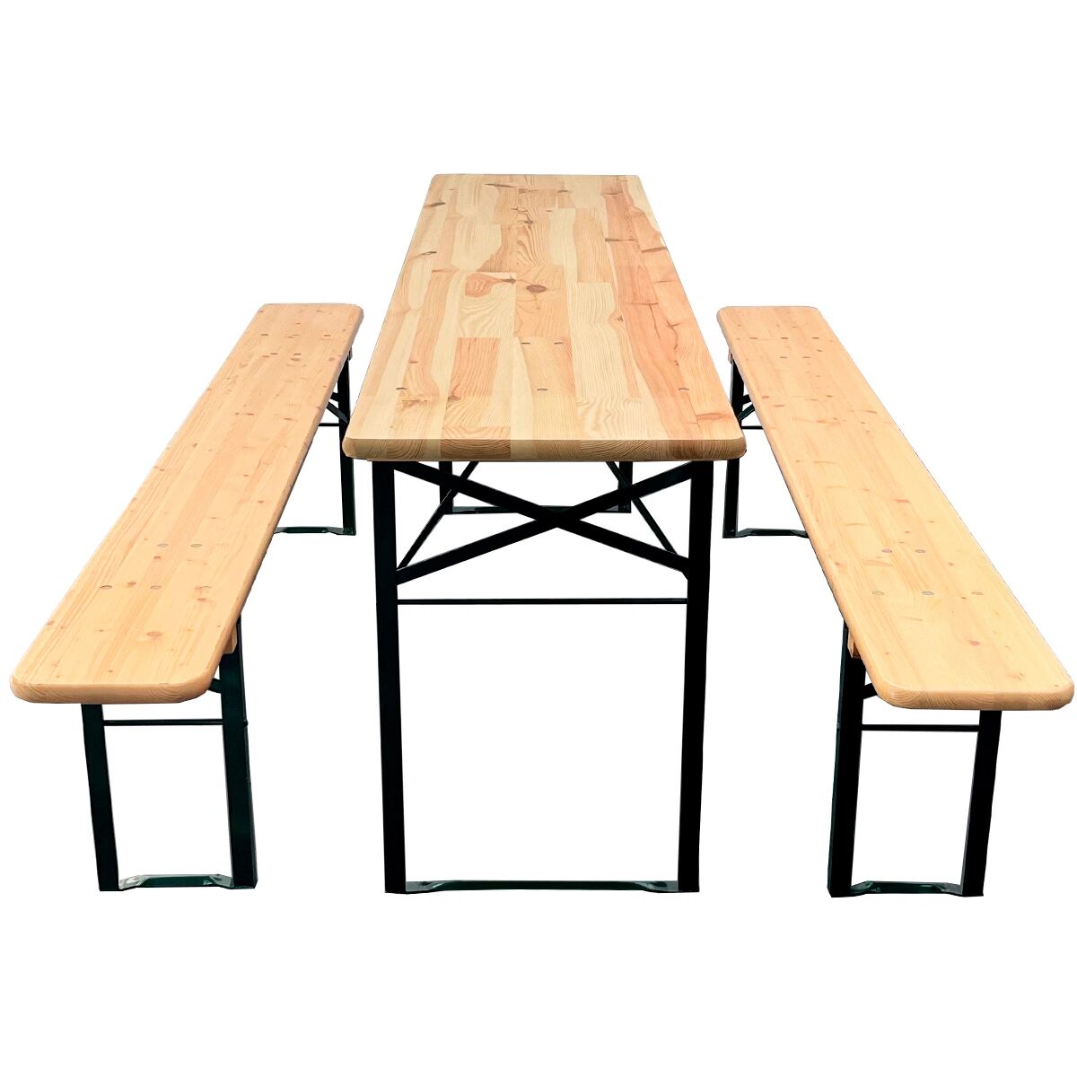 Produktbillede af Standard bord-/bænkesæt 220x50cm Naturfarvet på tilbud