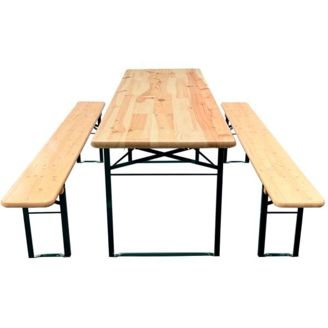 Produktbillede af Standard bord-/bænkesæt 220x67cm Naturfarvet på tilbud