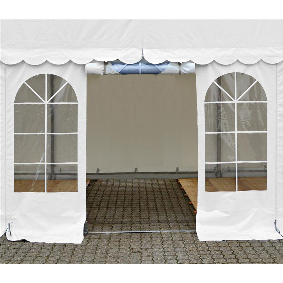 Produktbillede af Side 2,2m hvid lyn/dør/vind hvid PVC på tilbud