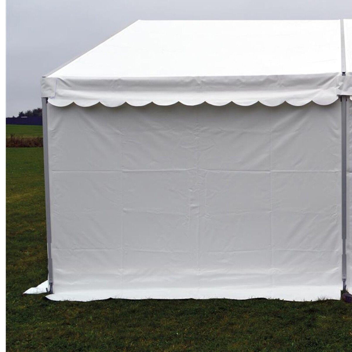 Produktbillede af Side 2,2m kd hvid PVC på tilbud