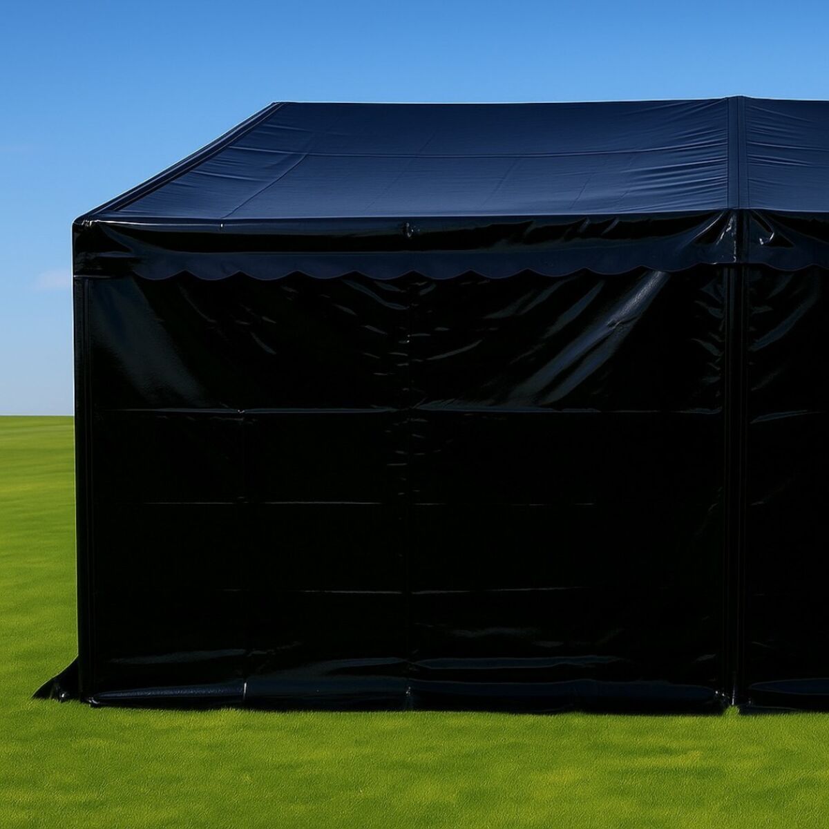 Produktbillede af Side 2,2m lyn Sort PVC på tilbud