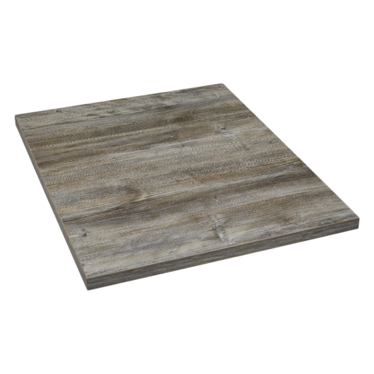 Produktbillede af Vintage Fyrretræ bordplade firkantet Exteriolit 60x60 cm på tilbud