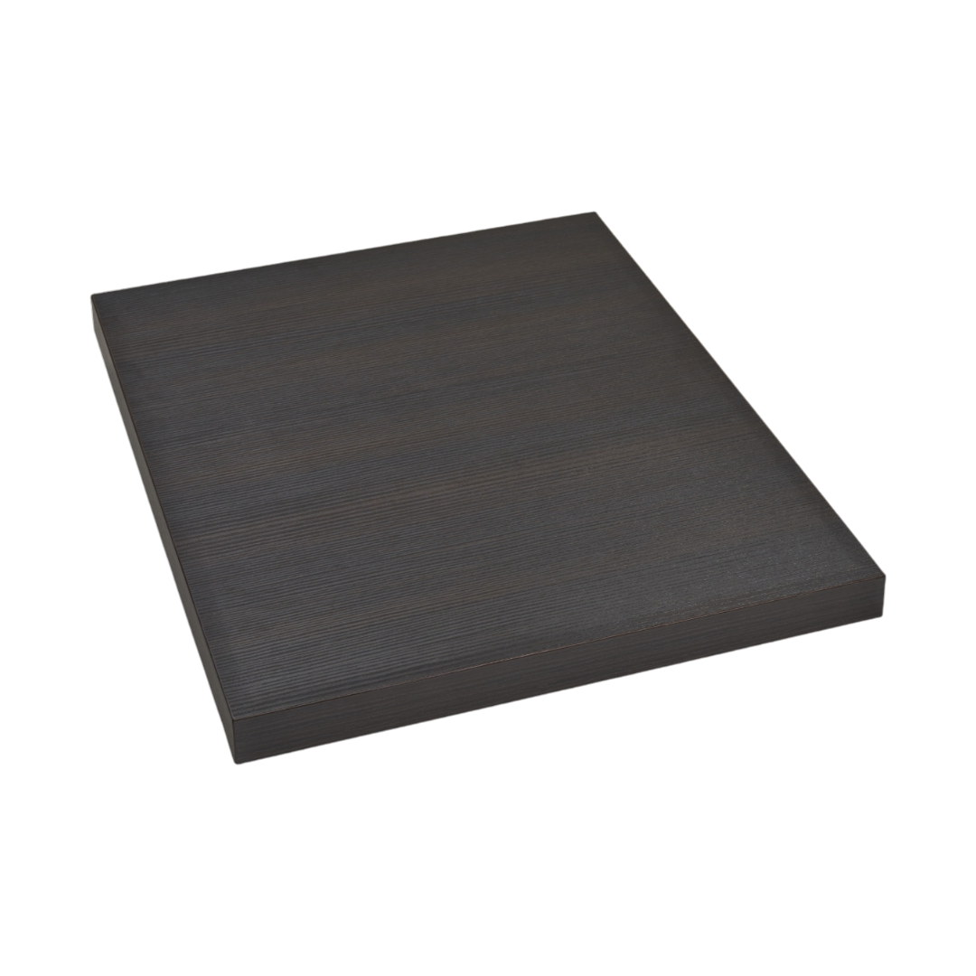 Produktbillede af Dark Oak bordplade firkantet DuroLight 70x70 cm på tilbud