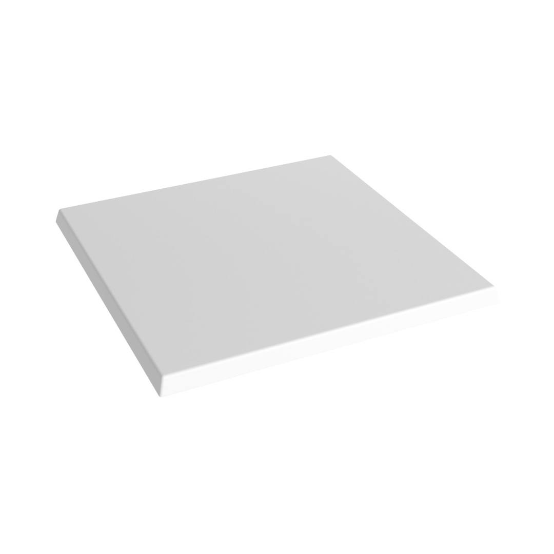 Produktbillede af Hvid bordplade firkantet 60x60 cm på tilbud