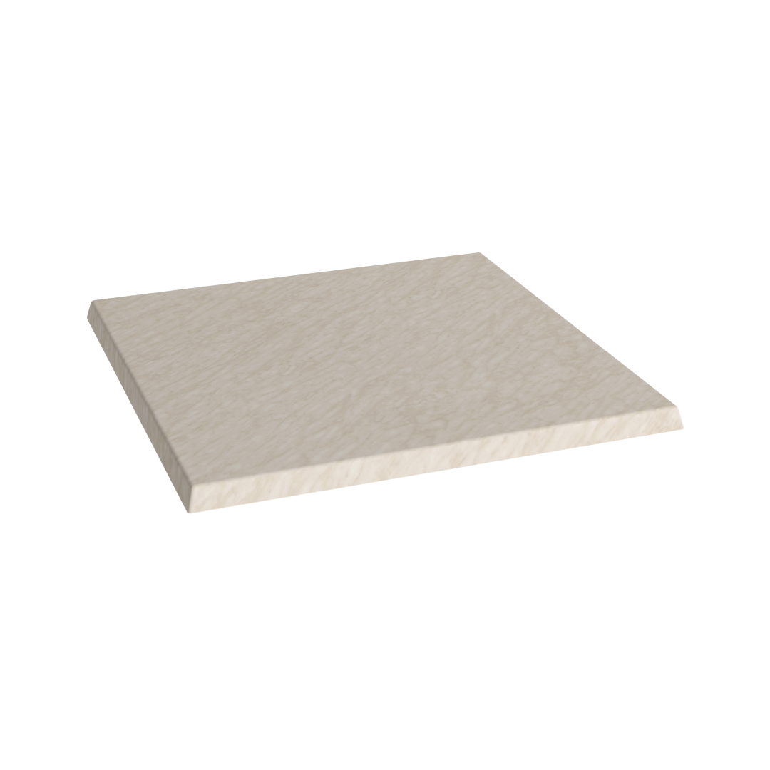 Produktbillede af Marmorlook bordplade firkantet 70x70 cm på tilbud