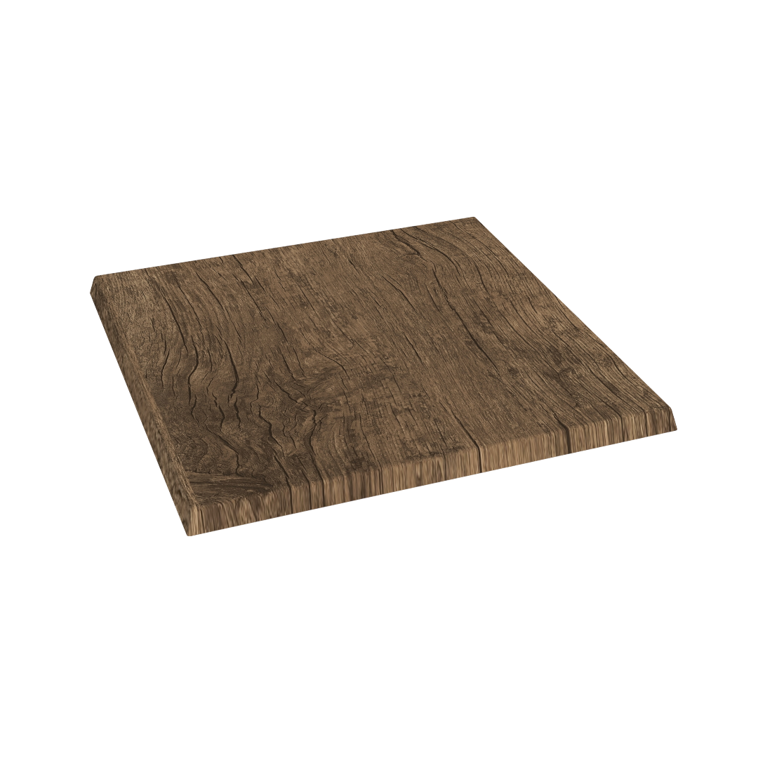 Produktbillede af Mørk Eg bordplade firkantet 70x70 cm på tilbud