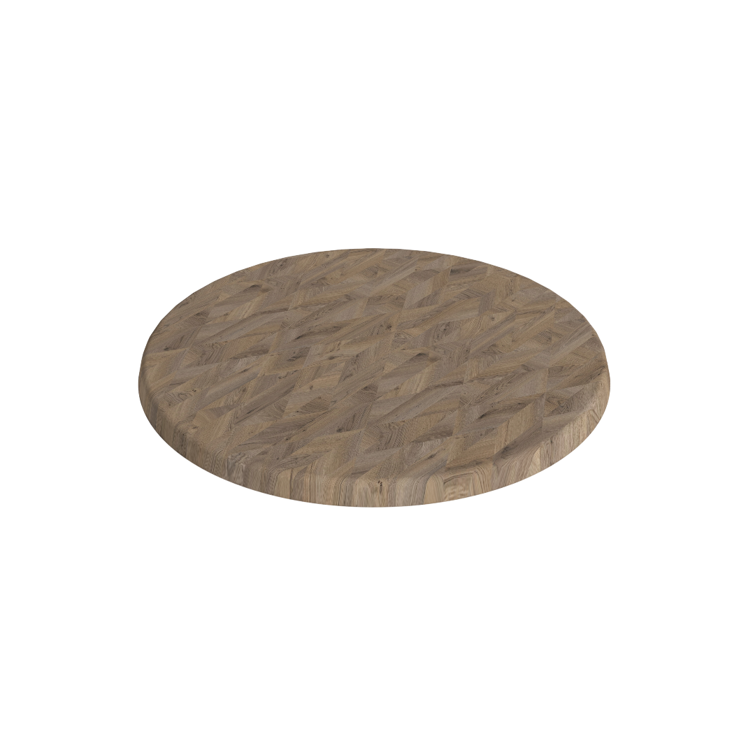 Produktbillede af Lys Parket bordplade rund ø60 cm på tilbud