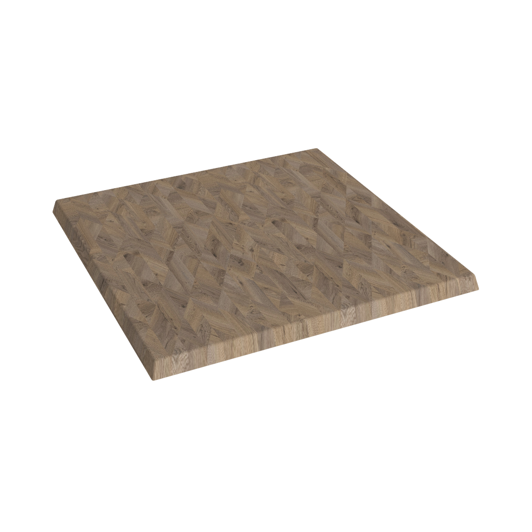 Produktbillede af Lys Parket bordplade firkantet 60x60 cm på tilbud