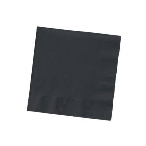 Produktbillede af Frokostserviet 33x33cm Sort 100 Stk. på tilbud – premium kvalitet og detaljer