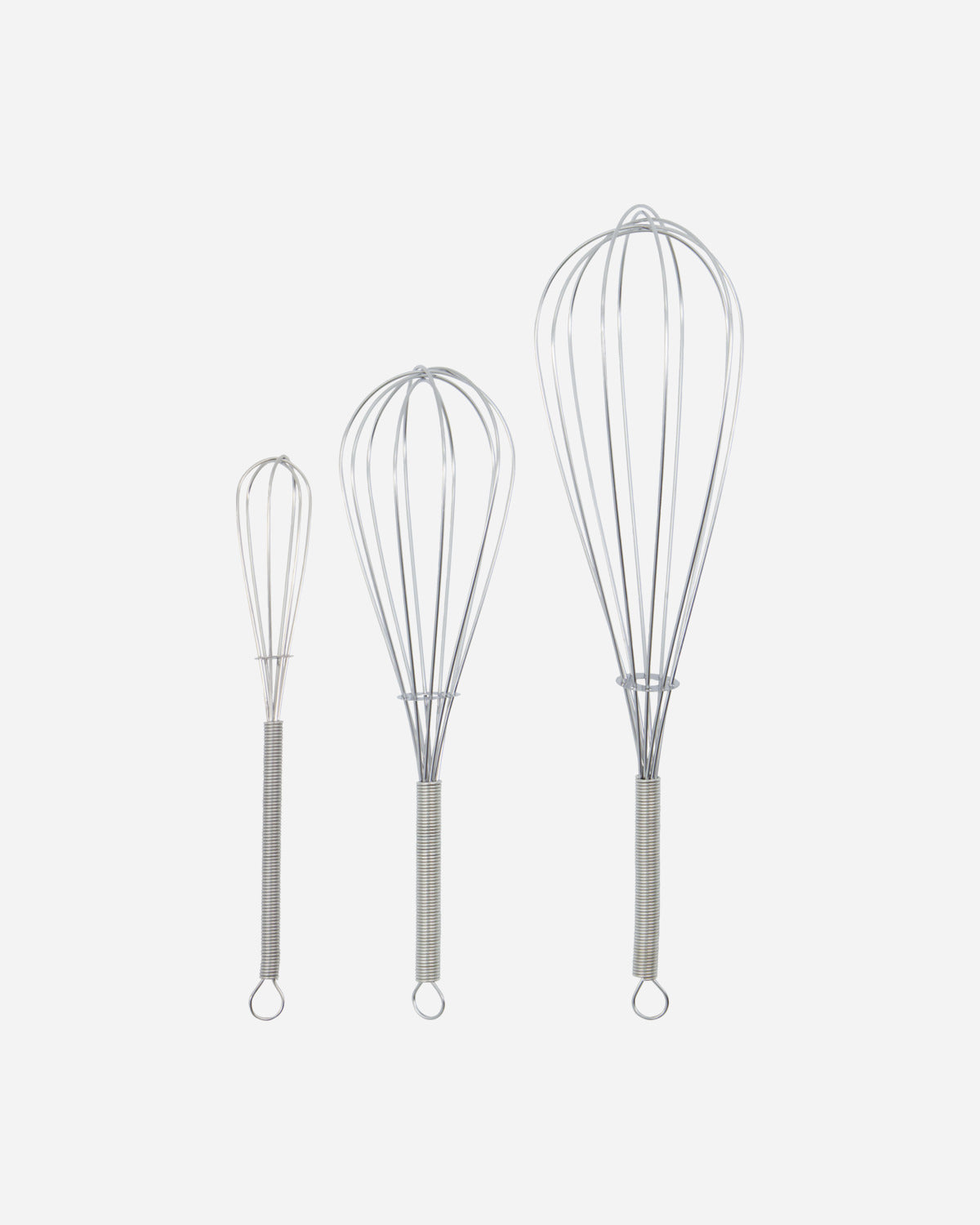 Produktbillede af Nicolas Vahé Piskeris 3 stk Whisk Silver finish i premium kvalitet