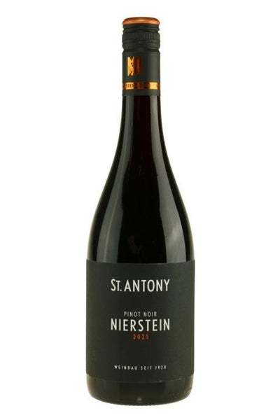 St. Antony Nierstein Pinot Noir Øko 2021 75 Cl ✔ Kæmpe udvalg i Weingut St. Antony ✔ Billig fragt og hurtig levering 2 - 5 hverdage - Varenummer: BAR-698937 / Ean: på lager - Udsalg på Drikkevarer - Vin og champagne - Rødvin Spar op til 51% - Over 350 kendte brands på udsalg