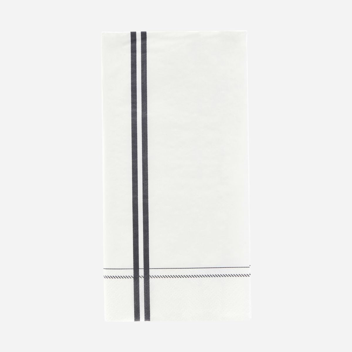 Produktbillede af Nicolas Vahé Servietter Stripe Grå 12 stk. i premium kvalitet