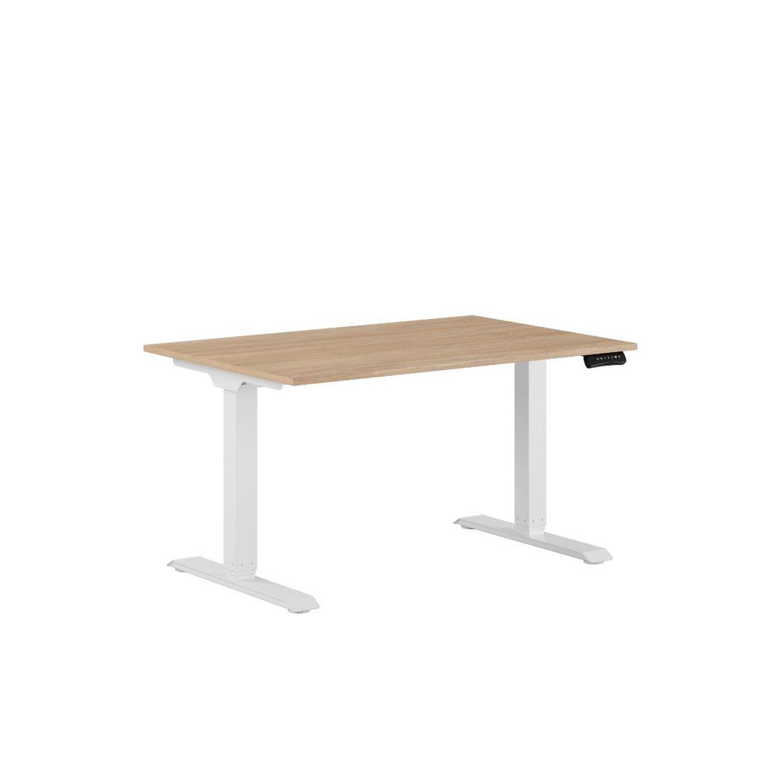 Produktbillede af Premium Hæve/Sænkebord m/2 motorer 120x80cm Urban-hvid på tilbud