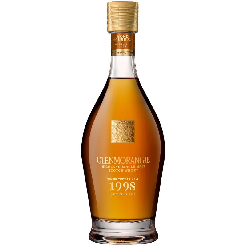 Produktbillede af Glenmorangie Single Malt Grand Vintage 1998 på tilbud – premium kvalitet og detaljer