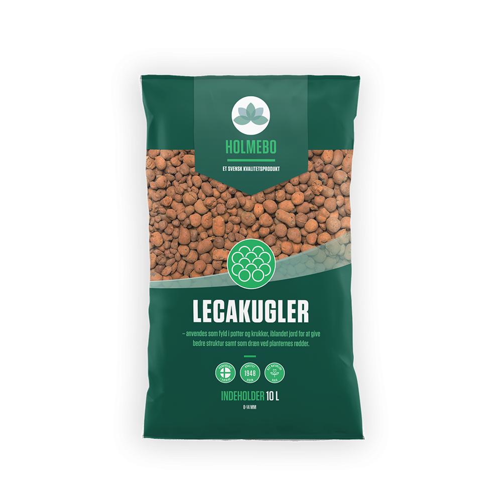 Produktbillede af Holmebo Lecakugler 8-14 mm pose á 10 liter på tilbud i høj kvalitet
