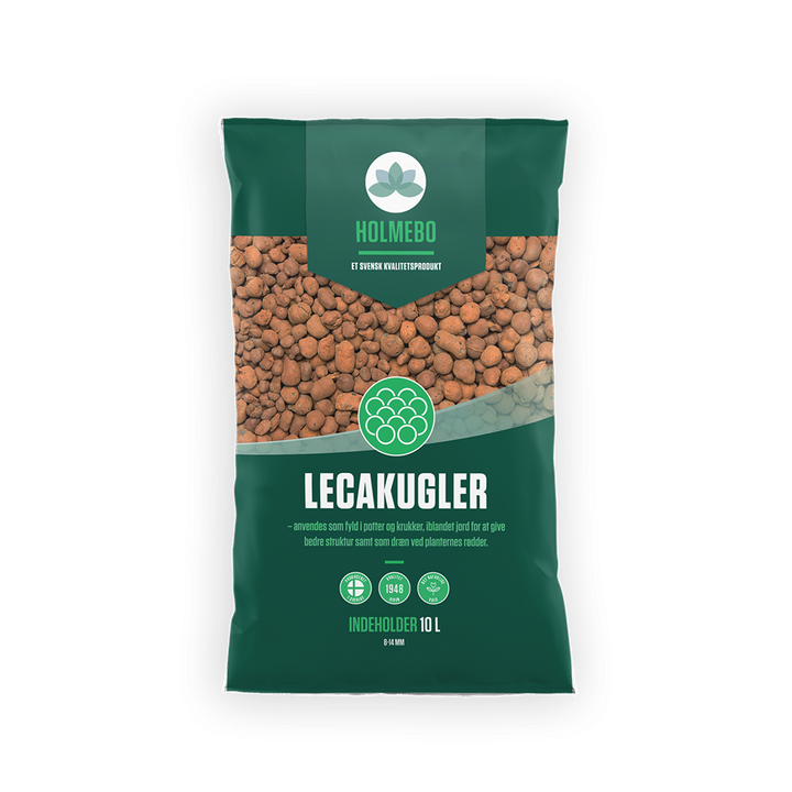 Produktbillede af Holmebo Lecakugler 8-14 mm pose á 10 liter på tilbud i høj kvalitet