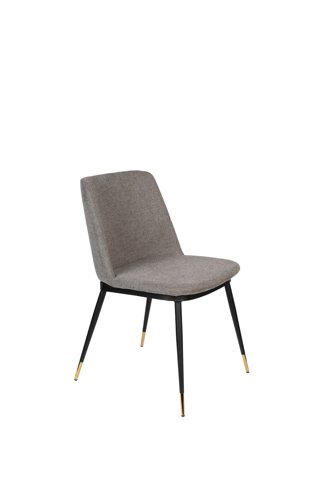 WHITE LABEL LIVING Lionel spisebordsstol lysegrå polyester/nylon og stål