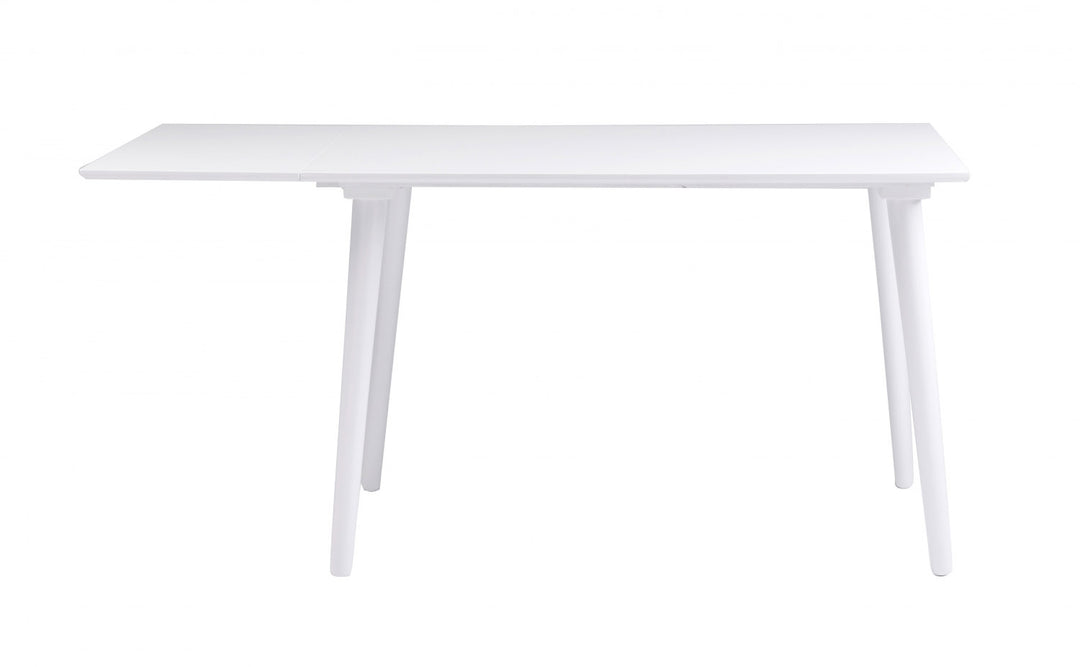 ROWICO Lotta spisebord hvid m. klap 80x120+40