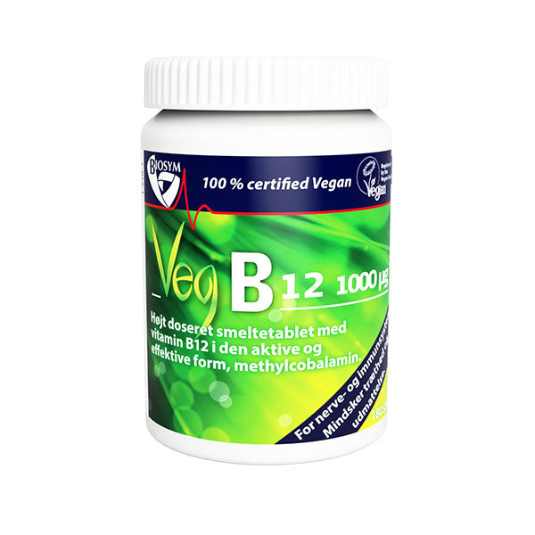 Se BioSym Veg B12 &bull; 120 tab. ❤ Kæmpe udvalg i Blandet ❤ Hurtig levering: 1 - 2 Hverdage samt billig fragt - Varenummer: HG-15689-2 og barcode / Ean: '5705380167637 på lager - Udsalg på Sundhed Spar op til 52% - Over 454 kendte brands på udsalg