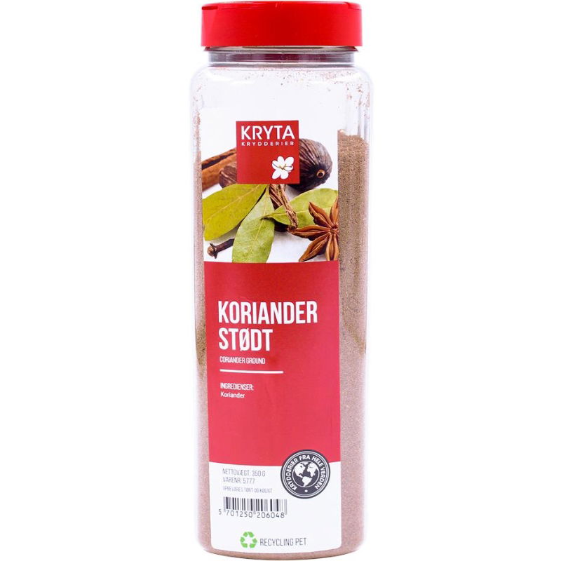Produktbillede af Stødt Koriander 350 g på tilbud i premium kvalitet