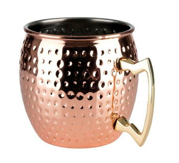 Tønde Kobber Krus Moscow Mule Hammeret ❤ Kæmpe udvalg i APS ❤ Billig fragt og hurtig levering 2 - 5 hverdage - Varenummer: BAR-12667 / Ean: &