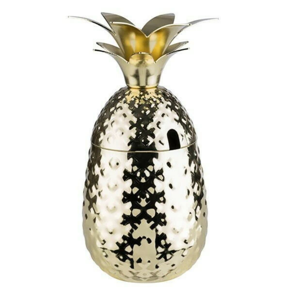Tønde Krus Pineapple- Guld ❤ Kæmpe udvalg i BF15 ❤ Billig fragt og hurtig levering 2 - 5 hverdage - Varenummer: BAR-12690 / Ean: '4004133933354 på lager - Udsalg på Glas Cocktailglas Moscow mule krus Spar op til 64% - Over 400 kendte brands på udsalg