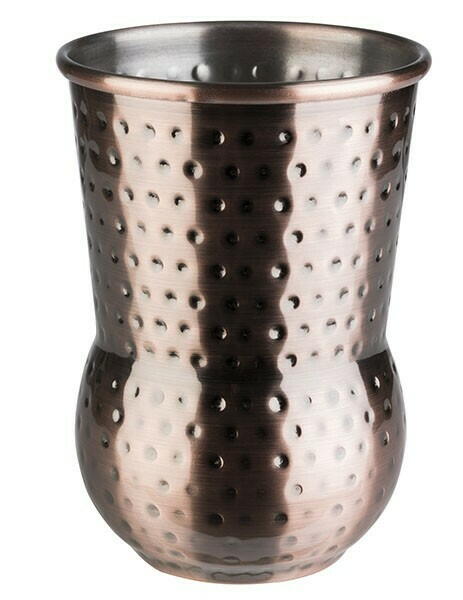 Produktbillede af Barrel Mug Julep Mug- Hammeret Antik Kobber på tilbud – premium kvalitet og detaljer