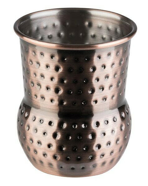 Produktbillede af Barrel Krus Mini Shot- Hammeret Antik Kobber 4stk på tilbud – premium kvalitet og detaljer