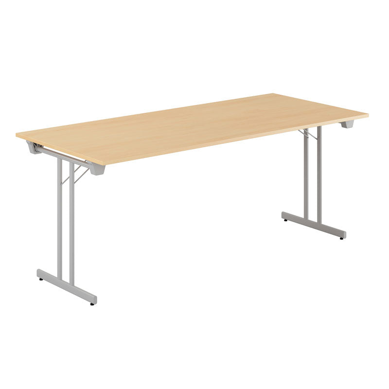 Produktbillede af Dinner Style 180x80cm Sammenklappeligt bord Bøg-grå på tilbud