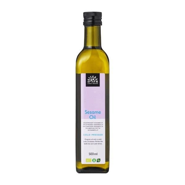 Sesamolie Koldpresset Øko Urtekram 50cl ✔ Kæmpe udvalg i  URTEKRAM ✔ Billig fragt og hurtig levering 2 - 5 hverdage - Varenummer: BAR-671465 / Ean: &