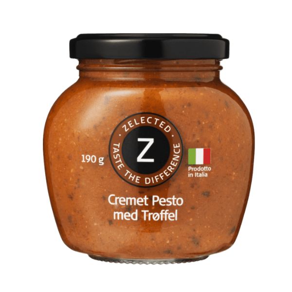 Produktbillede af Cremet Pesto Med Trøffel 190g Zelected på tilbud i premium kvalitet
