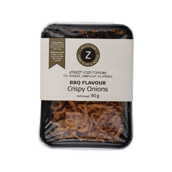 Z Crispy Onions Bbq 90g ✔ Kæmpe udvalg i Zelected ✔ Billig fragt og hurtig levering 2 - 5 hverdage - Varenummer: BAR-695919 / Ean: '5708229113567 på lager - Udsalg på Delikatesser - Tapas - Tørret Grønt Spar op til 52% - Over 350 kendte brands på udsalg