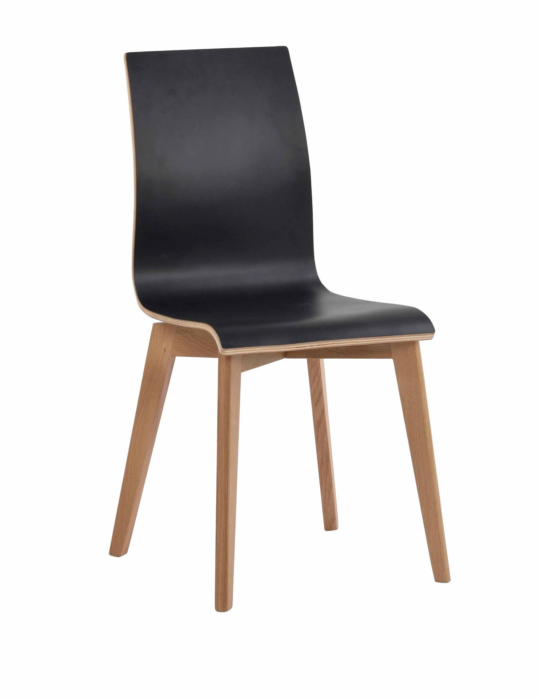 ROWICO Gracy spisebordsstol sort laminat/lakeret eg