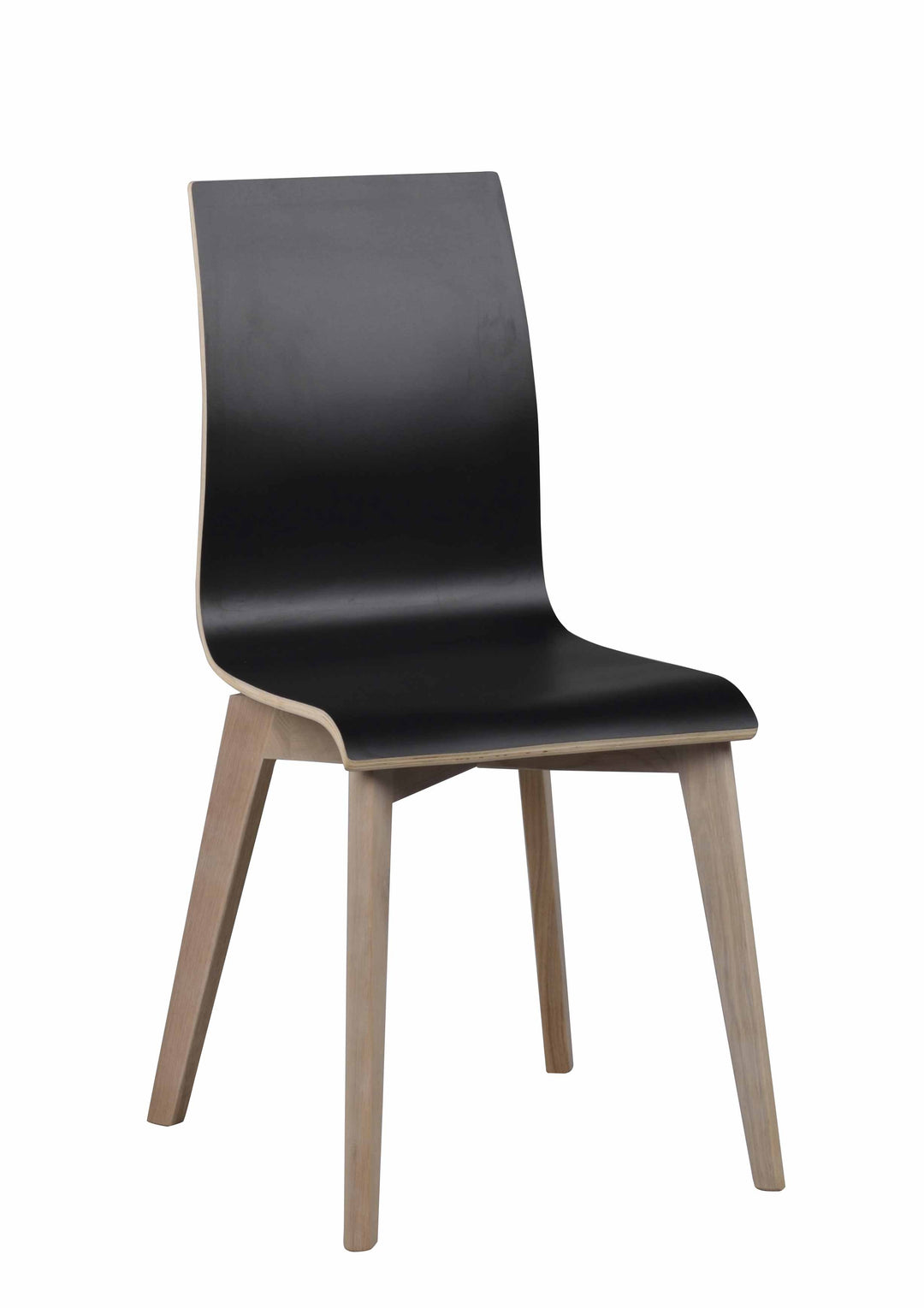 ROWICO Gracy spisebordsstol sort laminat/hvidpigmenteret eg