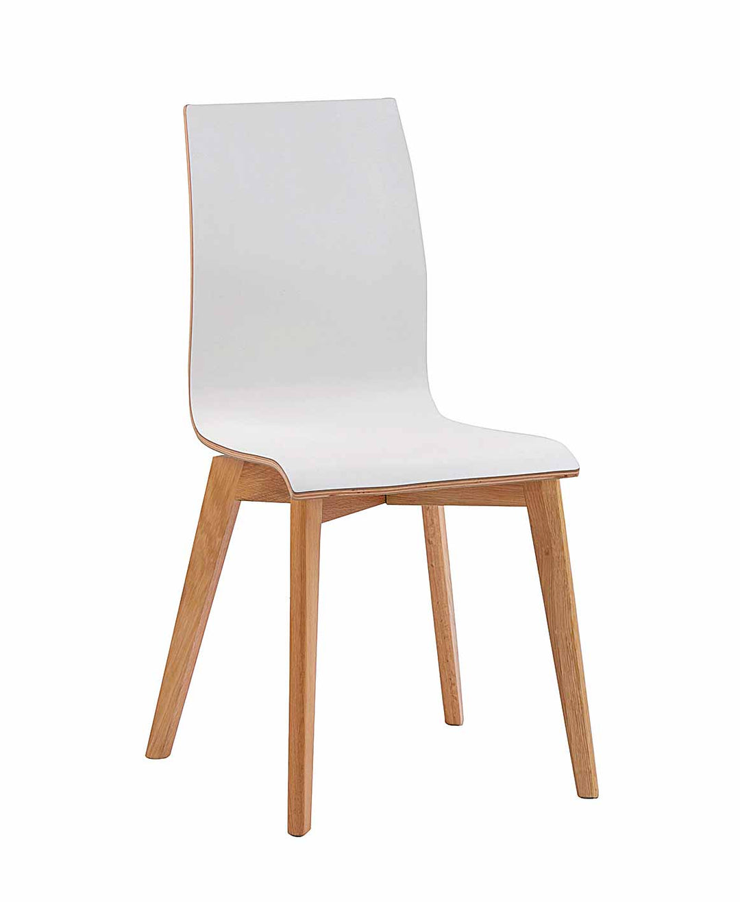 ROWICO Gracy spisebordsstol hvid laminat/egetræ