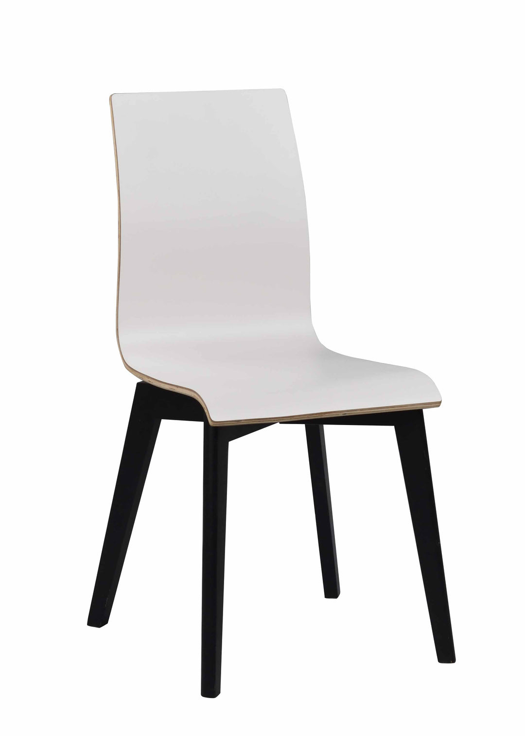 ROWICO Gracy spisebordsstol hvid laminat/sort eg