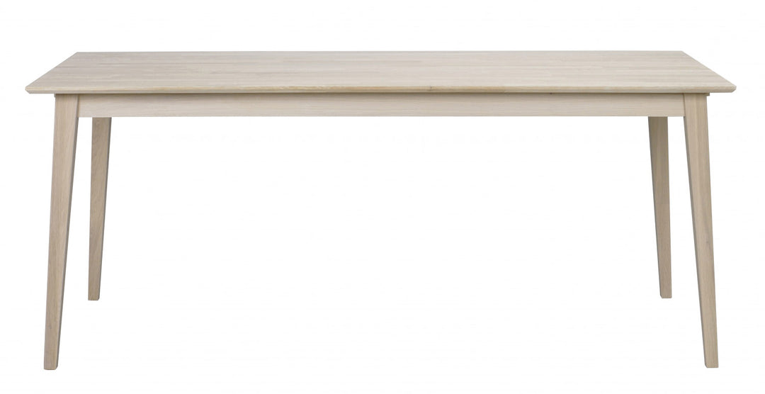 ROWICO Filippa spisebord hvidolieret eg m. udtræk 180x90