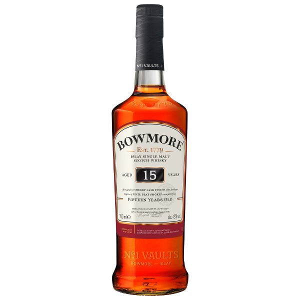 Produktbillede af Bowmore 15 Yo Islay Single Malt Fl 70 på tilbud i premium kvalitet
