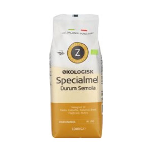 Produktbillede af Zelected Durum Mel 1 Kg på tilbud i brug