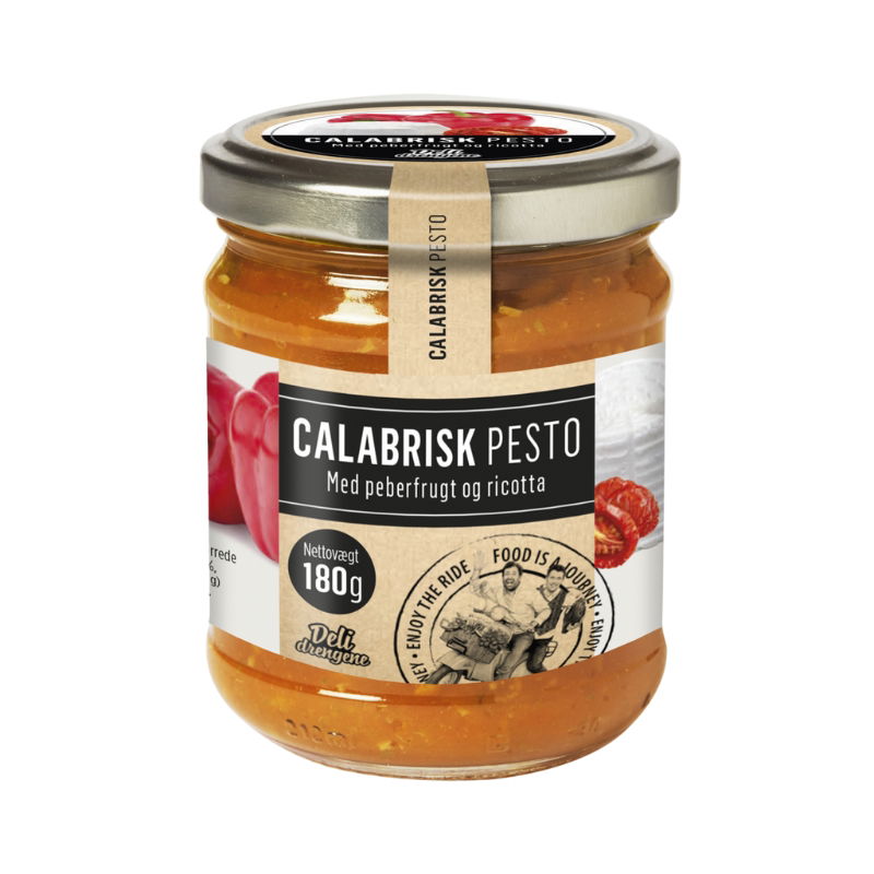 Produktbillede af Calabrese Pesto 180g på tilbud i premium kvalitet
