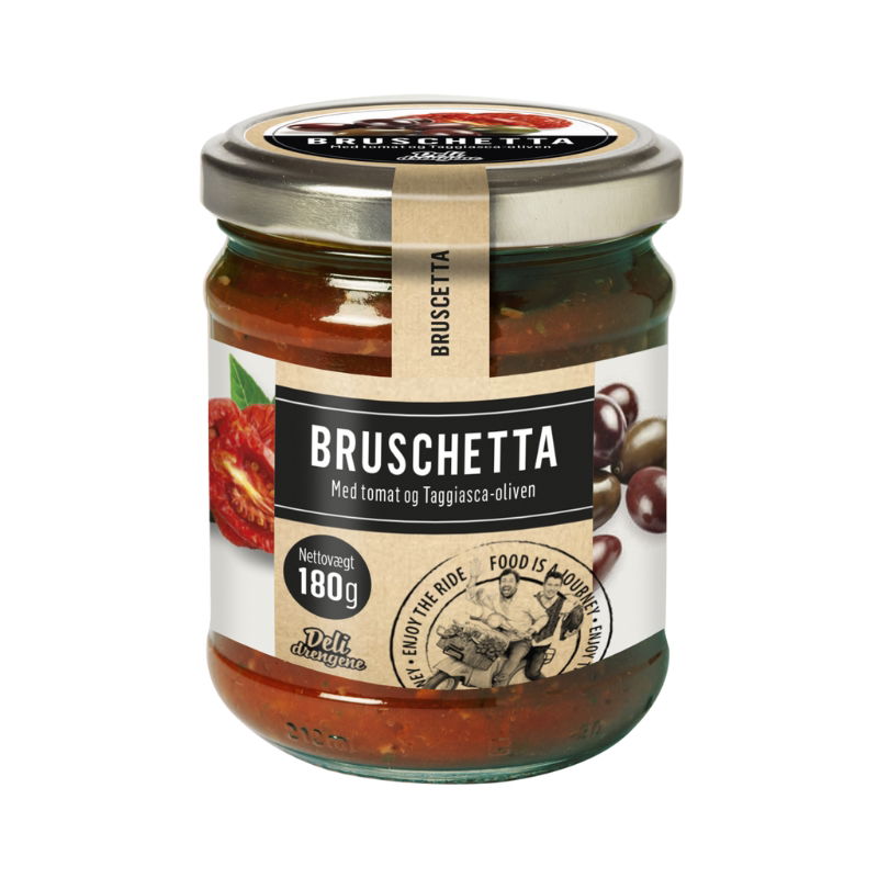 Produktbillede af Bruschetta Taggiasca 180g på tilbud i premium kvalitet